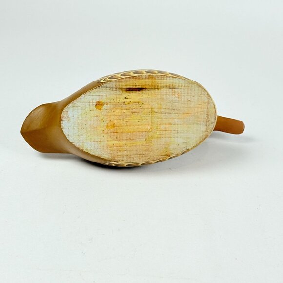 Vintage Handcrafted Wooden Mallard Duck Decoy Detailed Display Decor Office Deco - Picture 6 of 10